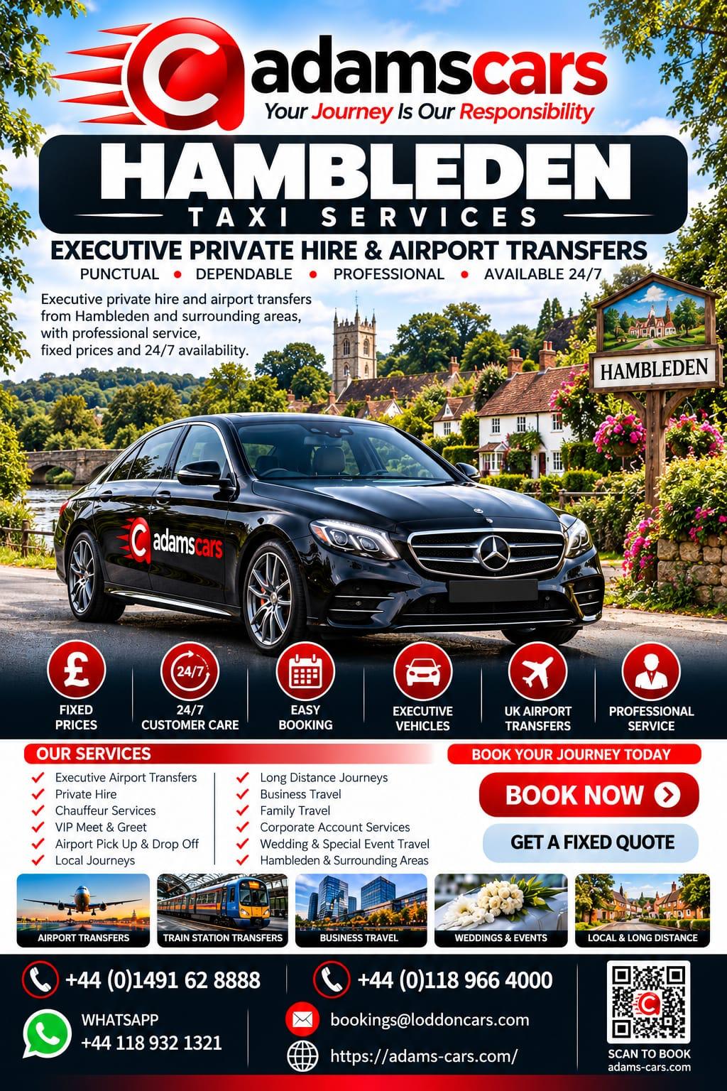 Hambleden taxi service in Buckinghamshire