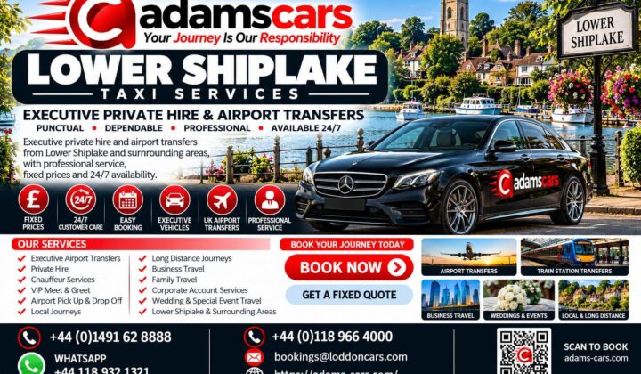 Lower Shiplake taxi service near Henley-on-Thames