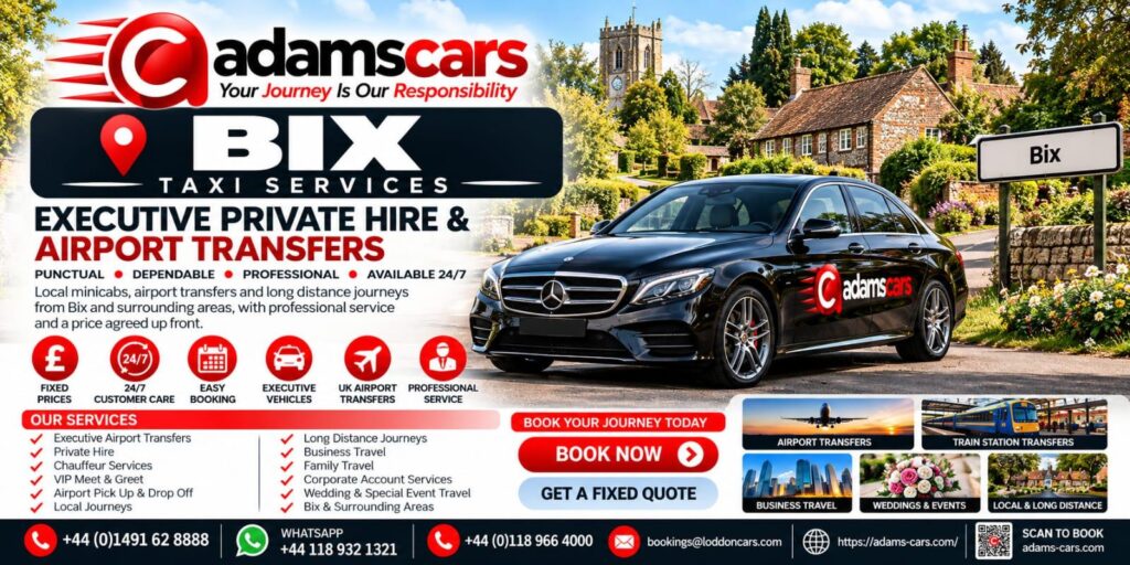Bix taxi service near Henley-on-Thames
