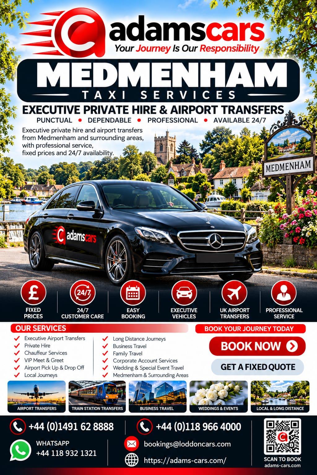 Medmenham taxi service in Buckinghamshire
