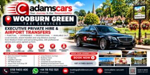 Wooburn Green taxi service in Buckinghamshire by Adam Cars Taxi Company.